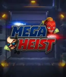 Get ready for the exciting world of Mega Heist slot by Relax Gaming, showcasing comedic characters ready to pull off a bank heist. This graphic captures the intensity of the heist with its dramatic logo and an ominous vault backdrop. Great for players looking for a heist adventure, offering a gripping gaming experience. 