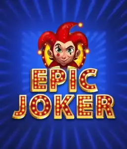 Enter the vibrant world of Epic Joker slot by Relax Gaming, featuring a mischievous joker with a bright red hairstyle against a dazzling blue background. This graphic depicts the joy and humor of classic slots, great for fans of classic casino aesthetics, delivering a delightful adventure.