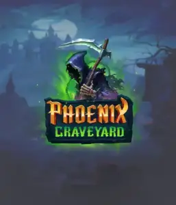 An immersive view of ELK Studios' Phoenix Graveyard slot, with its hauntingly beautiful graveyard and phoenix symbols. This image captures the slot's dynamic reel expansion mechanism, enhanced by its stunning symbols and gothic theme. The artwork conveys the game's mythological story of resurrection, making it enticing for those fascinated by mythology.