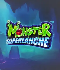 Enter the spooky depths with the Monster Superlanche game by Pragmatic Play, showcasing a bright and charming monster logo against a foggy cave background. This image portrays the thrilling experience of a monster-themed game, great for fans of monster slots, offering a unique adventure. 